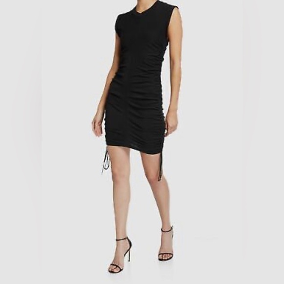 T by Alexander Wang Black Sleeveless Jersey T-shirt Dress size L - Picture 1 of 6